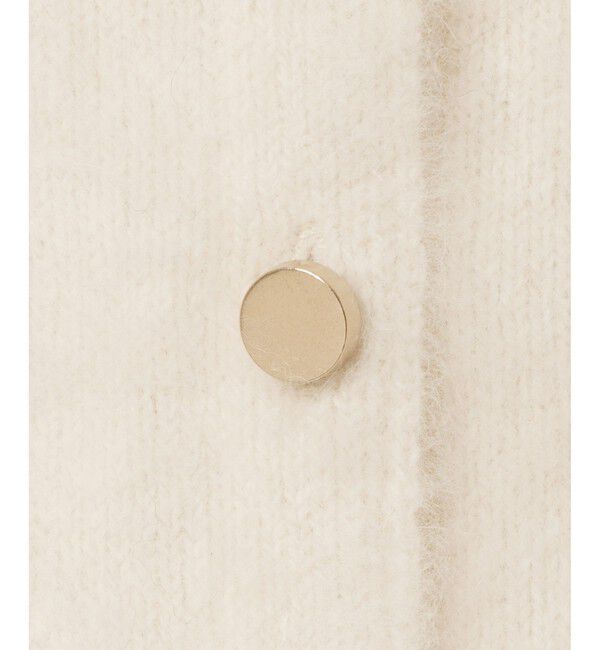 allureville「カシミヤブレンドファー加工カーディガン」|カーディガン|