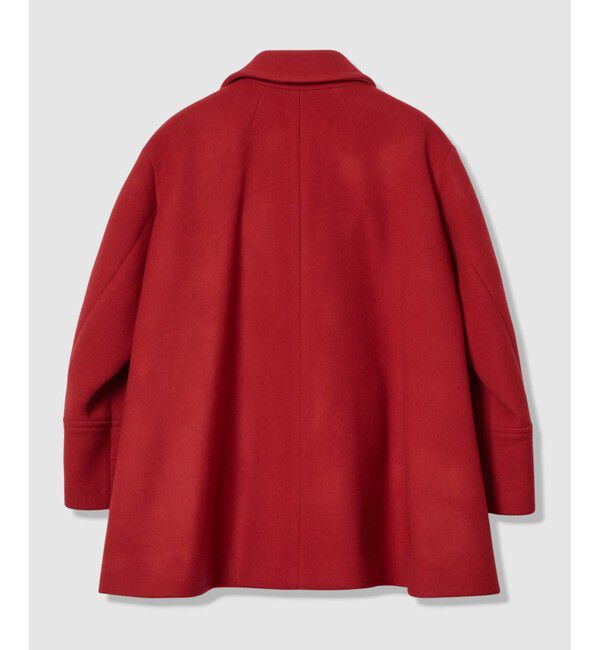 allureville「パイルメルトンデザインＰコート」|ピーコート|