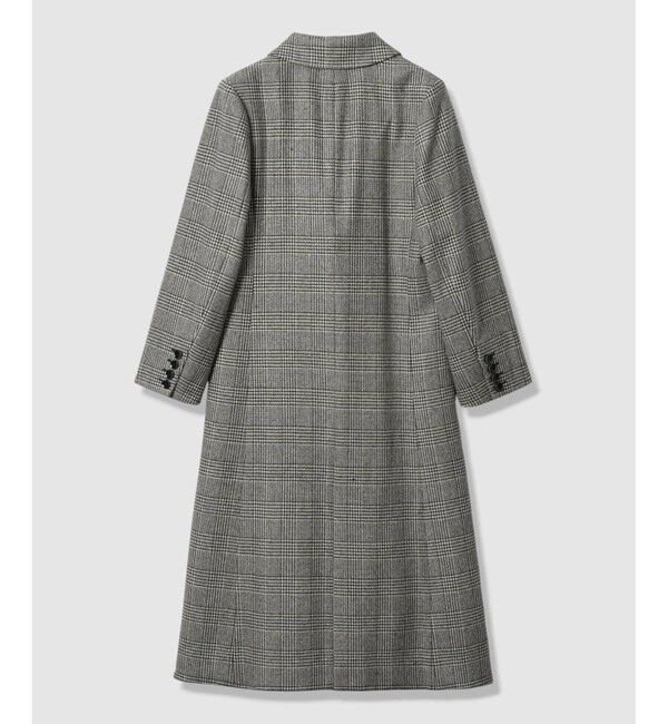 allureville「グレンチェックロングチェスターコート」|チェスターコート|