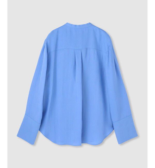 allureville「ブライトツイルアシメボウブラウス」|シャツ・ブラウス|