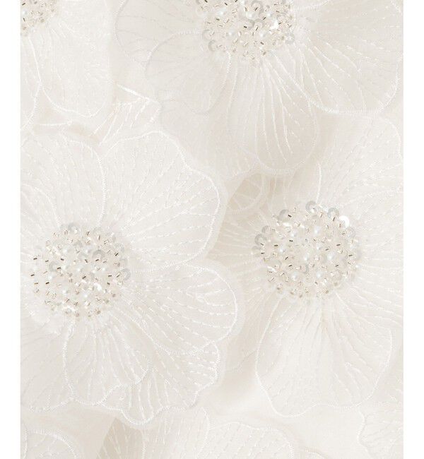 LOULOU WILLOUGHBY「【LOULOU WILLOUGHBY】オーガンフラワータイトスカート」|タイト|