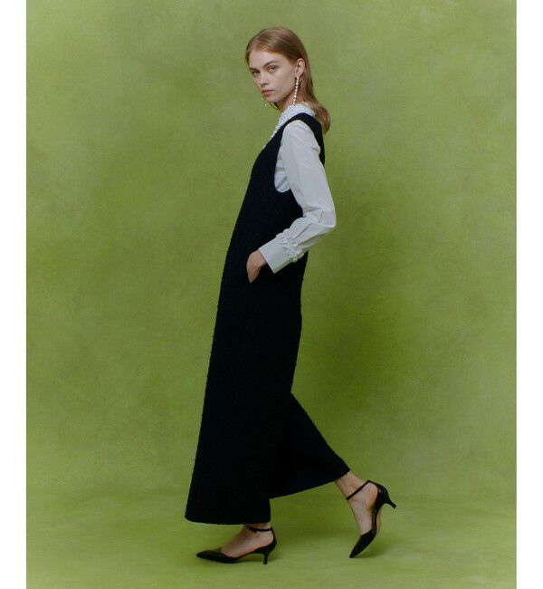 LOULOU WILLOUGHBY「【LOULOU WILLOUGHBY】ファンシーツイードオールインワン」|オールインワン|