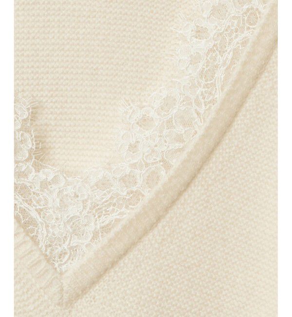 allureville「レースドッキングプルオーバー」|ニット・セーター|