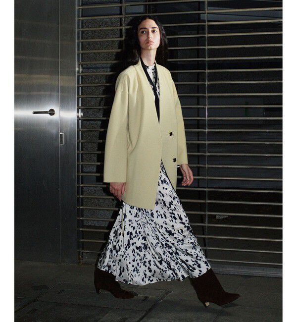 allureville「OFFICINAプリーツフレアワンピース」|ワンピース|