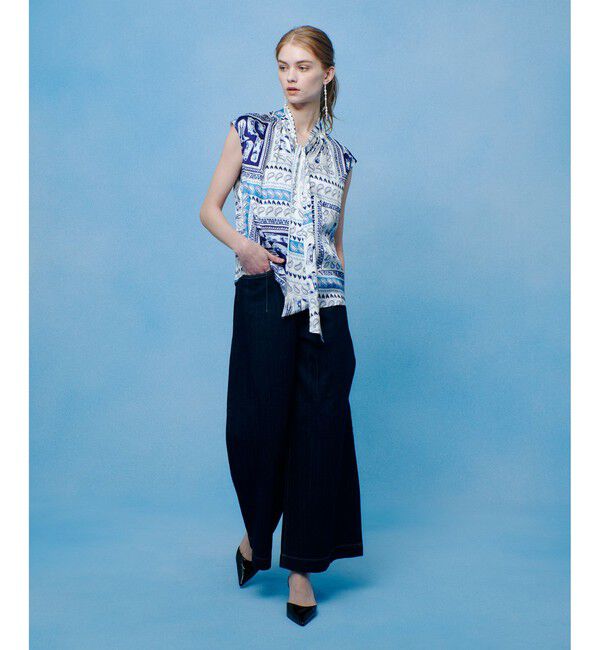 LOULOU WILLOUGHBY「◇【LOULOU WILLOUGHBY】デニムバギーパンツ」|デニム|