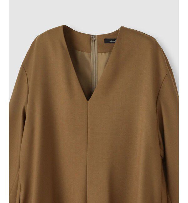 allureville「ビエラAラインVネックワンピース」|ワンピース|