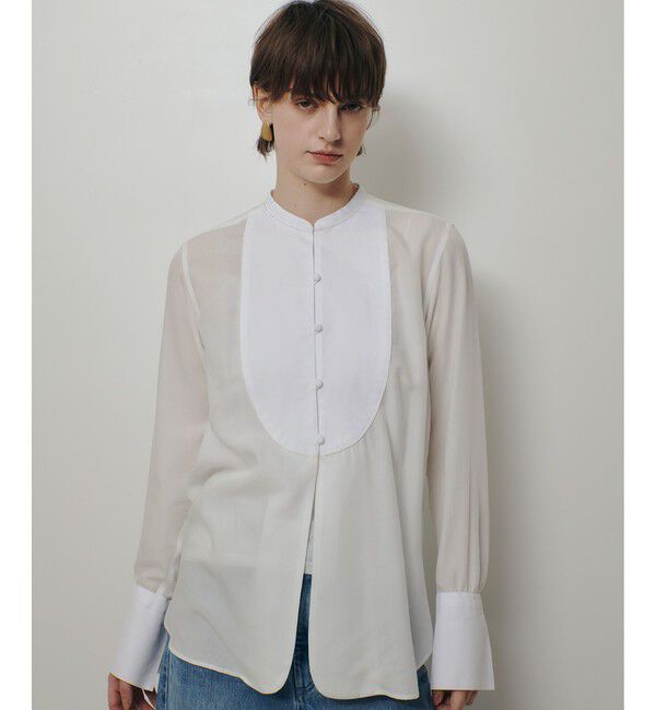 allureville「ボイルブザムシャツ」|シャツ・ブラウス|ホワイト