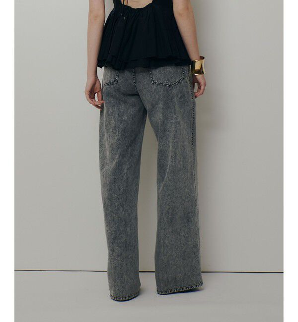 allureville「【ATELIER Line】デニムバギーパンツ」|デニム|