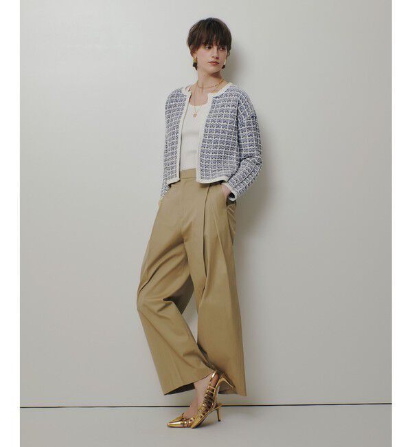 allureville「リバーシブルツイードカーディガン」|カーディガン|