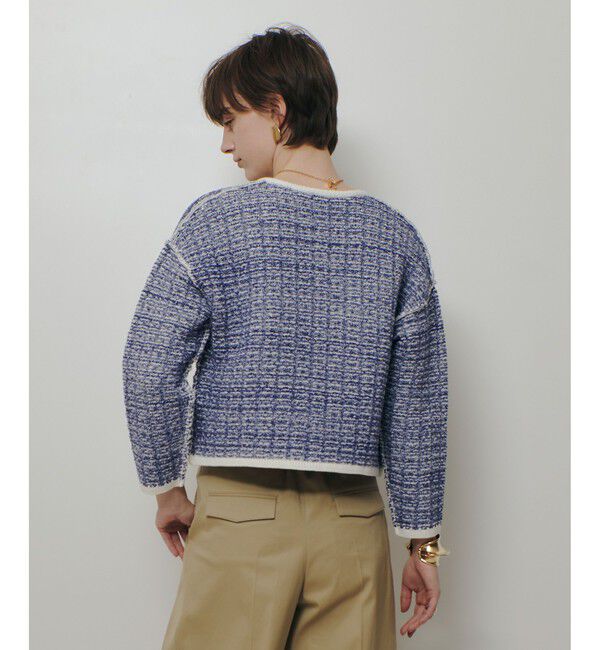 allureville「リバーシブルツイードカーディガン」|カーディガン|