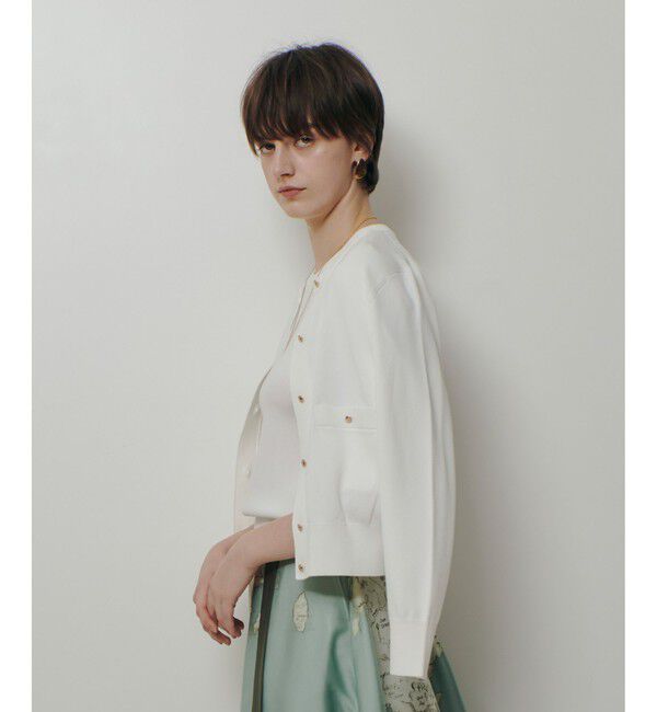 allureville「ポケットクルーカーディガン」|カーディガン|