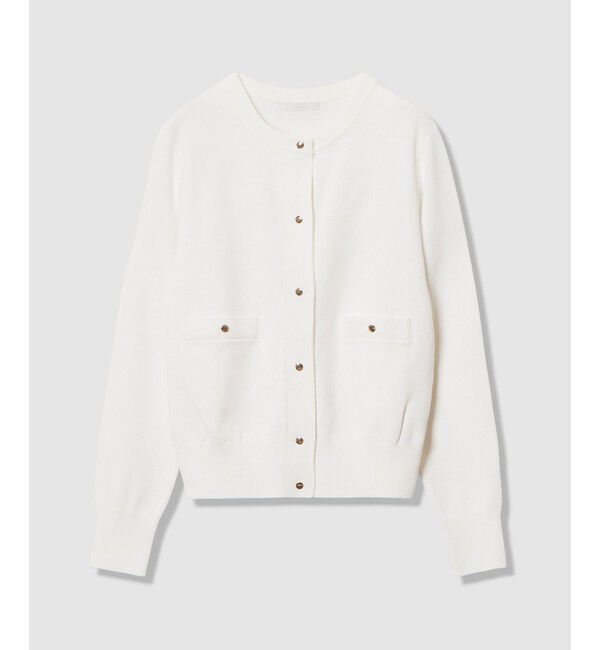 allureville「ポケットクルーカーディガン」|カーディガン|