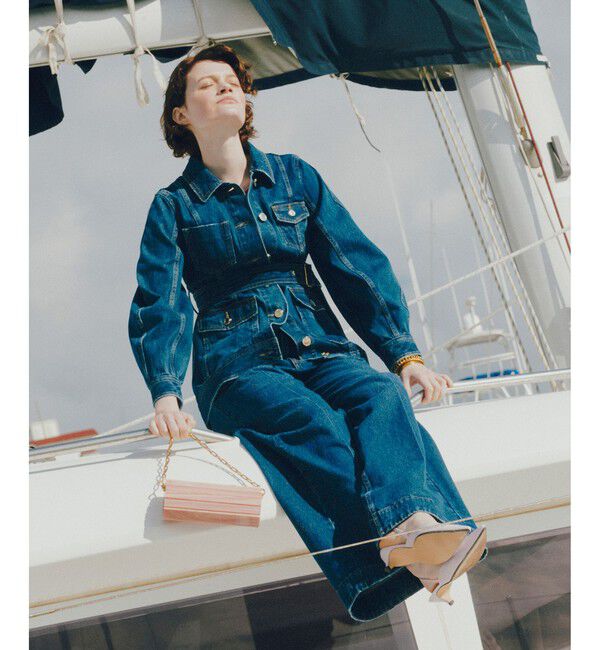 LOULOU WILLOUGHBY「【LOULOU WILLOUGHBY】カーブスリーブデニムジャケット」|デニムジャケット|