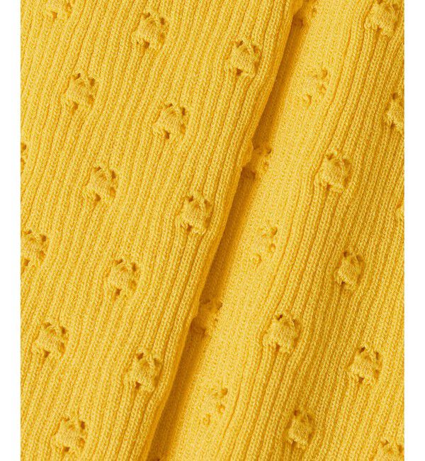 LOULOU WILLOUGHBY「【LOULOU WILLOUGHBY】アイレット半袖カーディガン」|カーディガン|