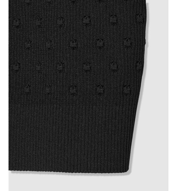 LOULOU WILLOUGHBY「【LOULOU WILLOUGHBY】アイレット半袖カーディガン」|カーディガン|