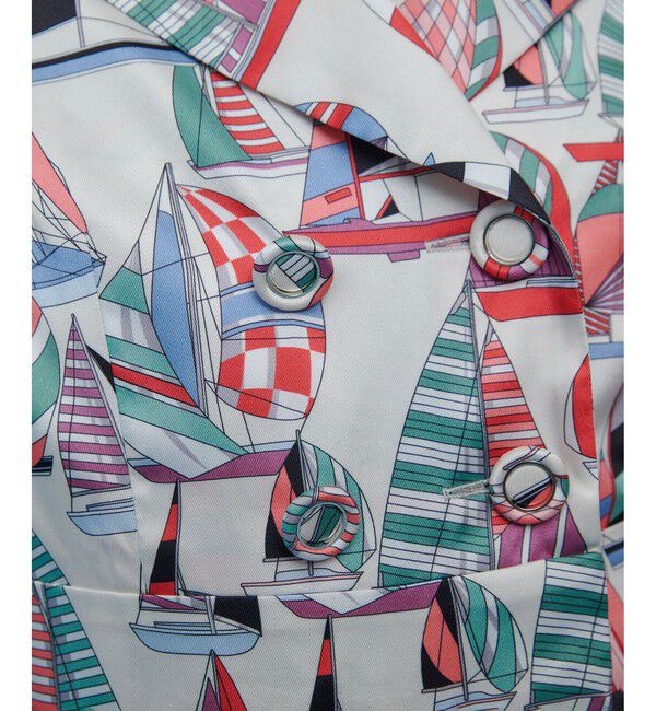 LOULOU WILLOUGHBY「【LOULOU WILLOUGHBY】RATTI マリーナプリントオールインワン」|オールインワン|