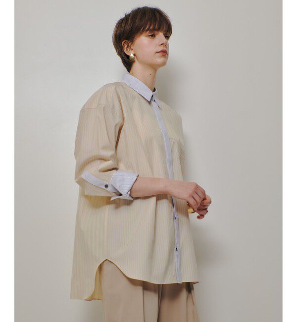 allureville「〈WEB・一部店舗別注〉クレイジーストライプシャツ」|シャツ・ブラウス|