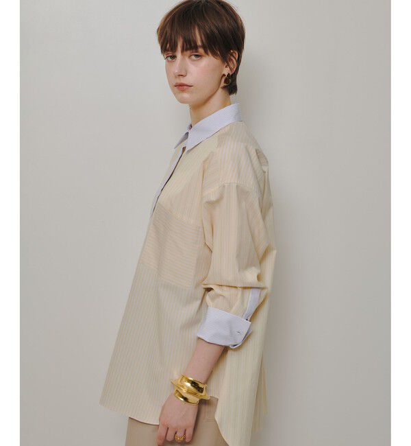 allureville「〈WEB・一部店舗別注〉クレイジーストライプシャツ」|シャツ・ブラウス|