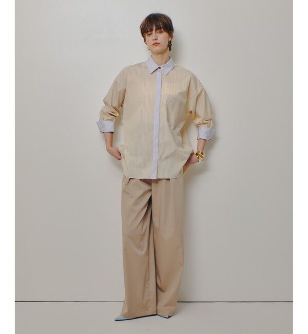 allureville「〈WEB・一部店舗別注〉クレイジーストライプシャツ」|シャツ・ブラウス|