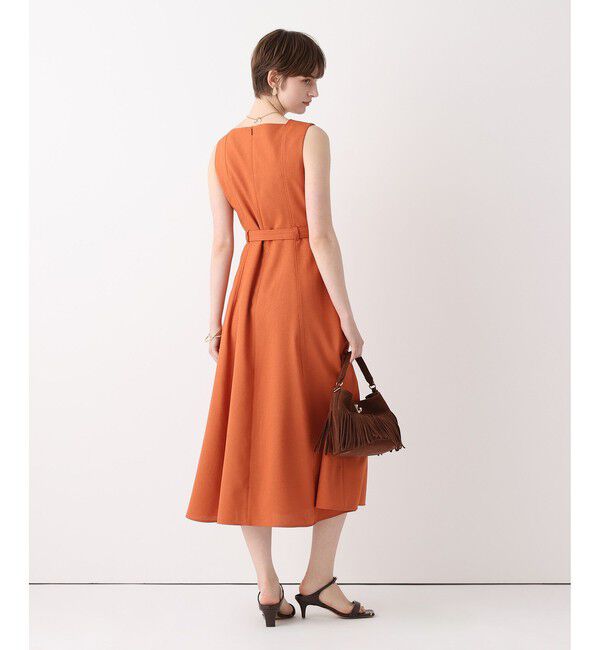 allureville「スクウェアデザインフレアーワンピース」|ワンピース|