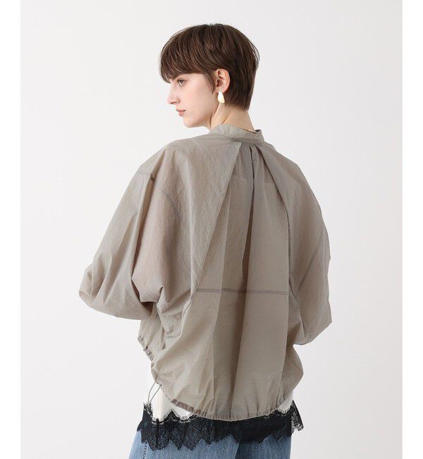 allureville「トランスペアレントコクーンブルゾン」|ブルゾン・スタジャン|