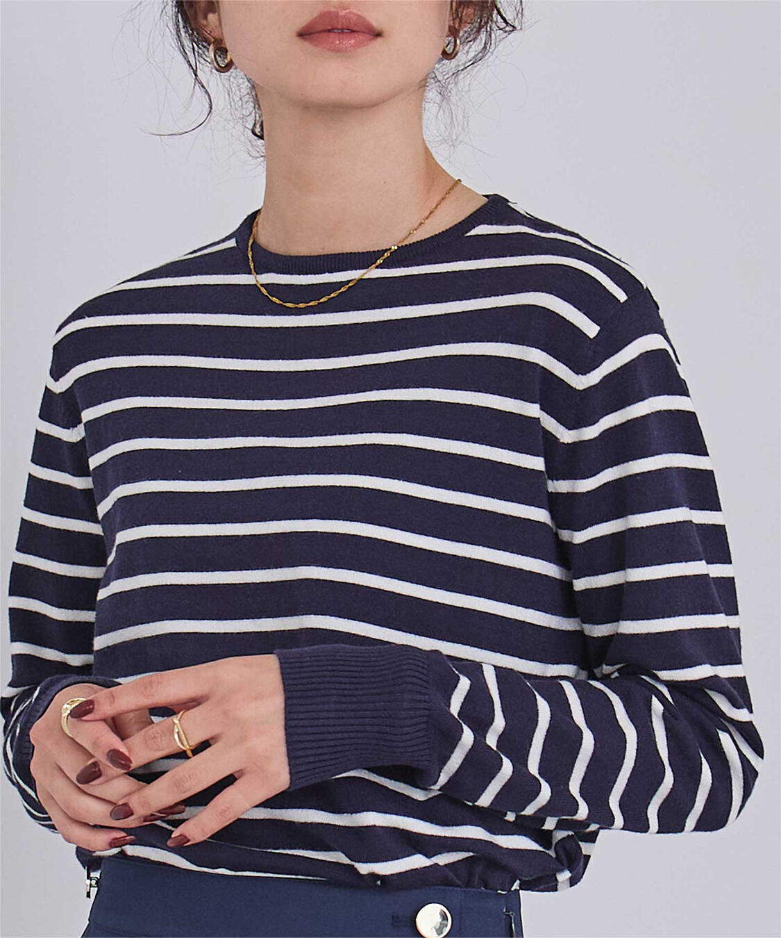 ur's「カシミヤタッチクルーネックニットトップス」|ニット・セーター|