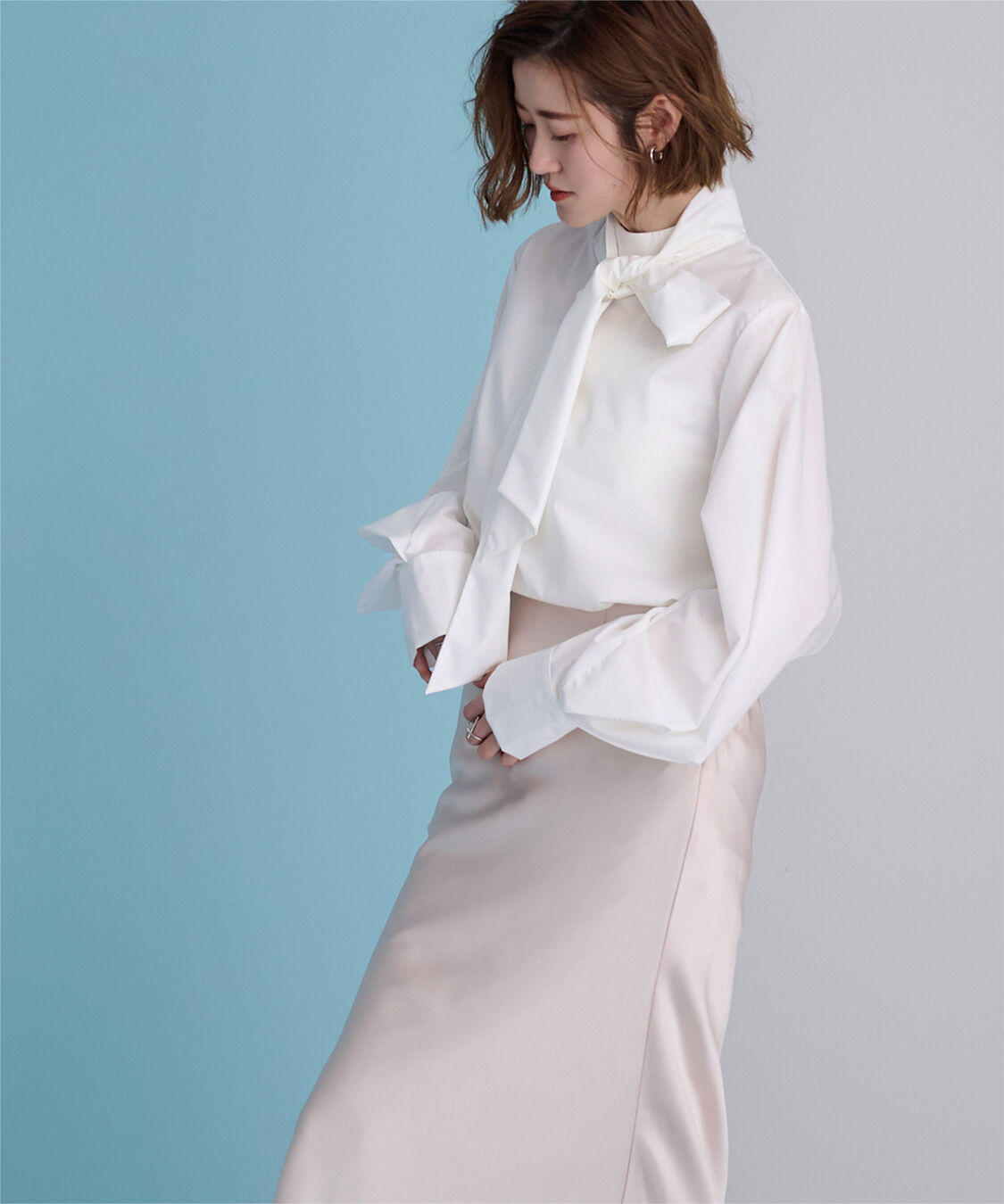 ur's「2wayボウタイブラウス」|シャツ・ブラウス|