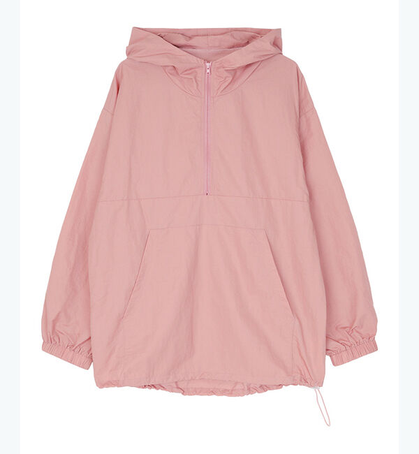 SEA DRESS「フロントジップアクティブパーカー」|ビキニトップス|ピンク