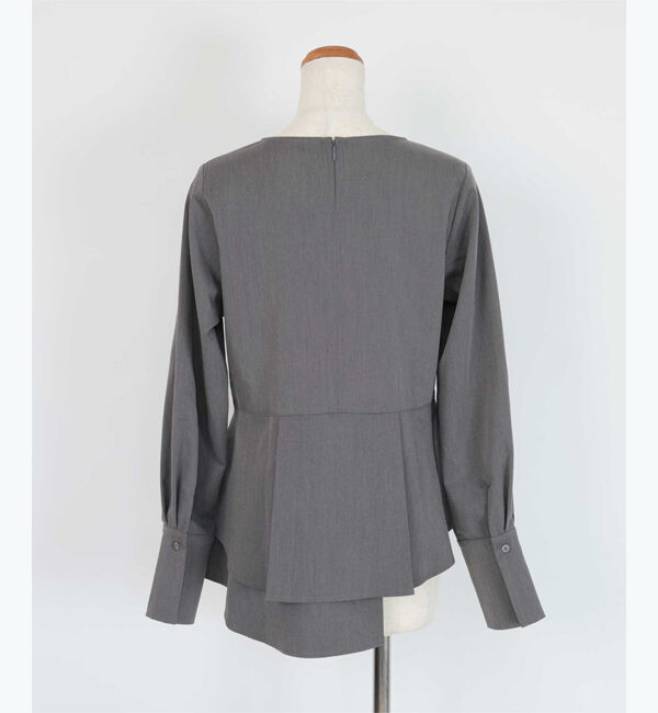 ur's「イレギュラーヘムペプラムブラウス」|シャツ・ブラウス|