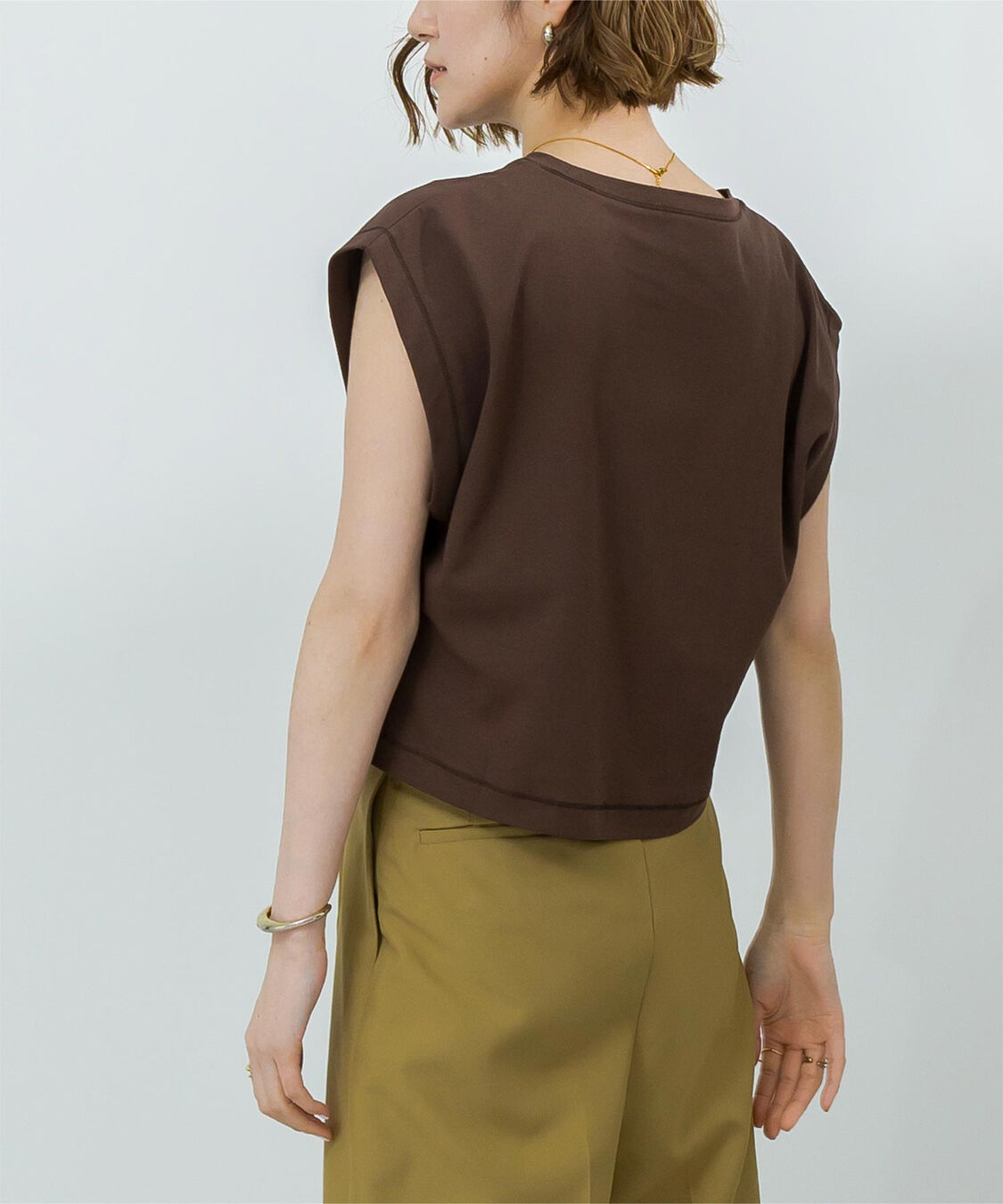 ur's「汗染み防止ワイドスリーブTシャツ」|Tシャツ・カットソー|