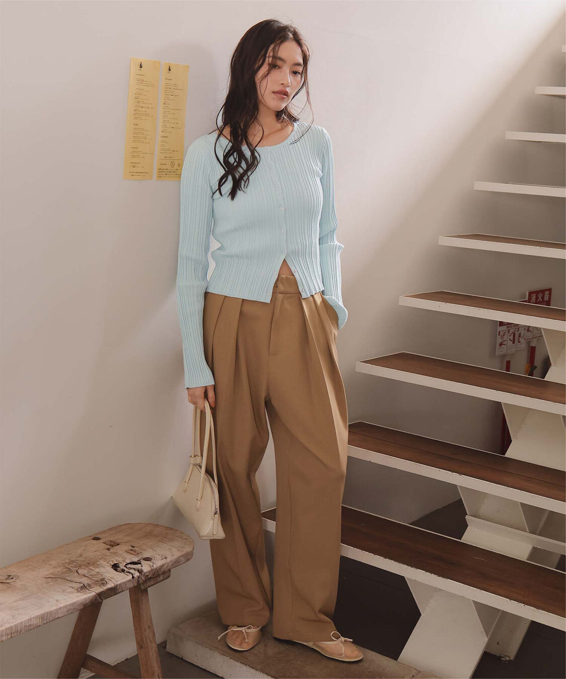 titivate「UVケアリングドットニットカーディガン」|カーディガン|