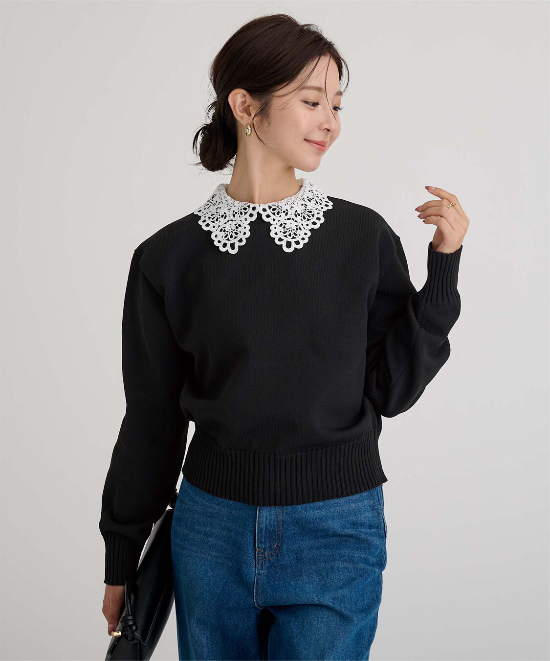 ur's「襟付きニットプルオーバー」|ニット・セーター|