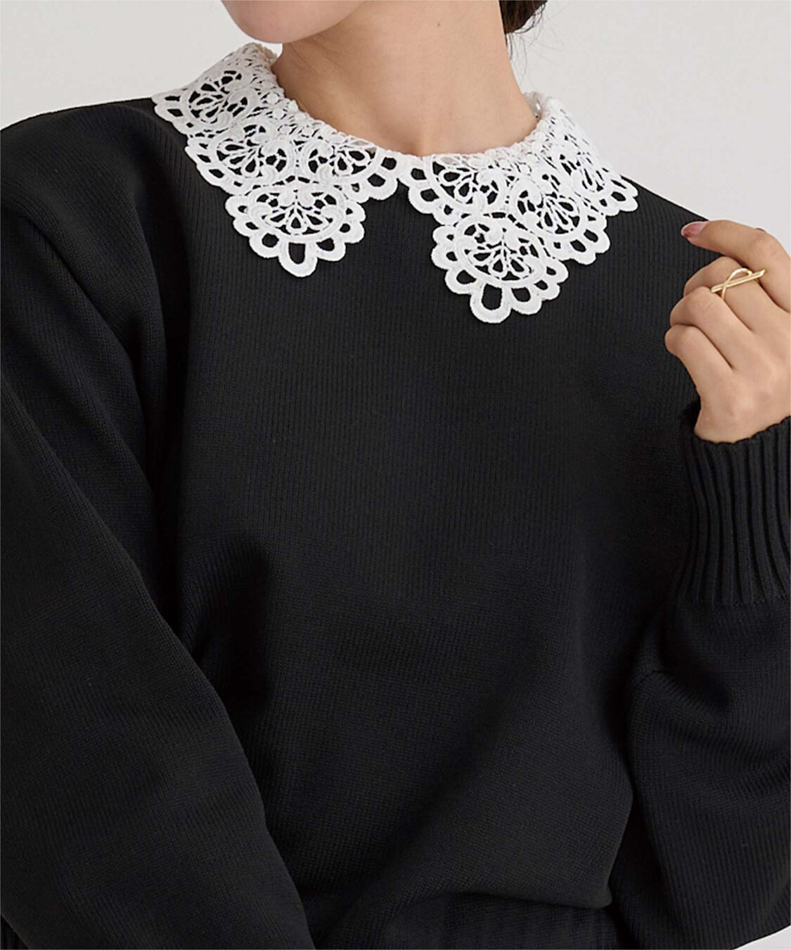 ur's「襟付きニットプルオーバー」|ニット・セーター|