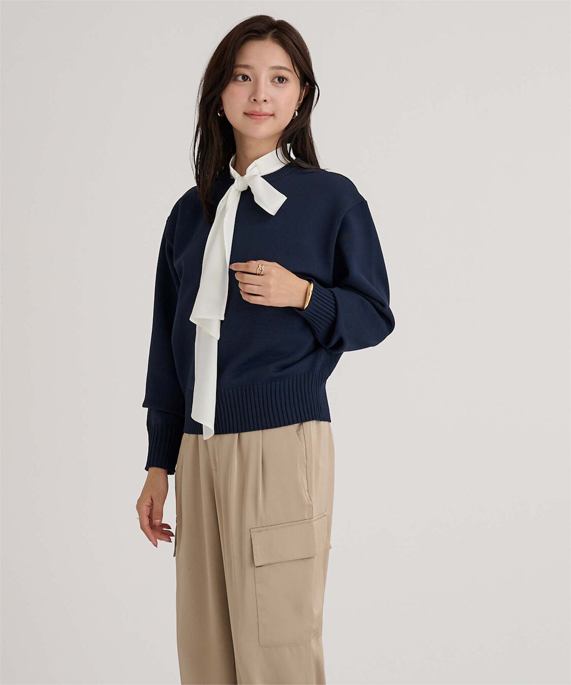 ur's「襟付きニットプルオーバー」|ニット・セーター|