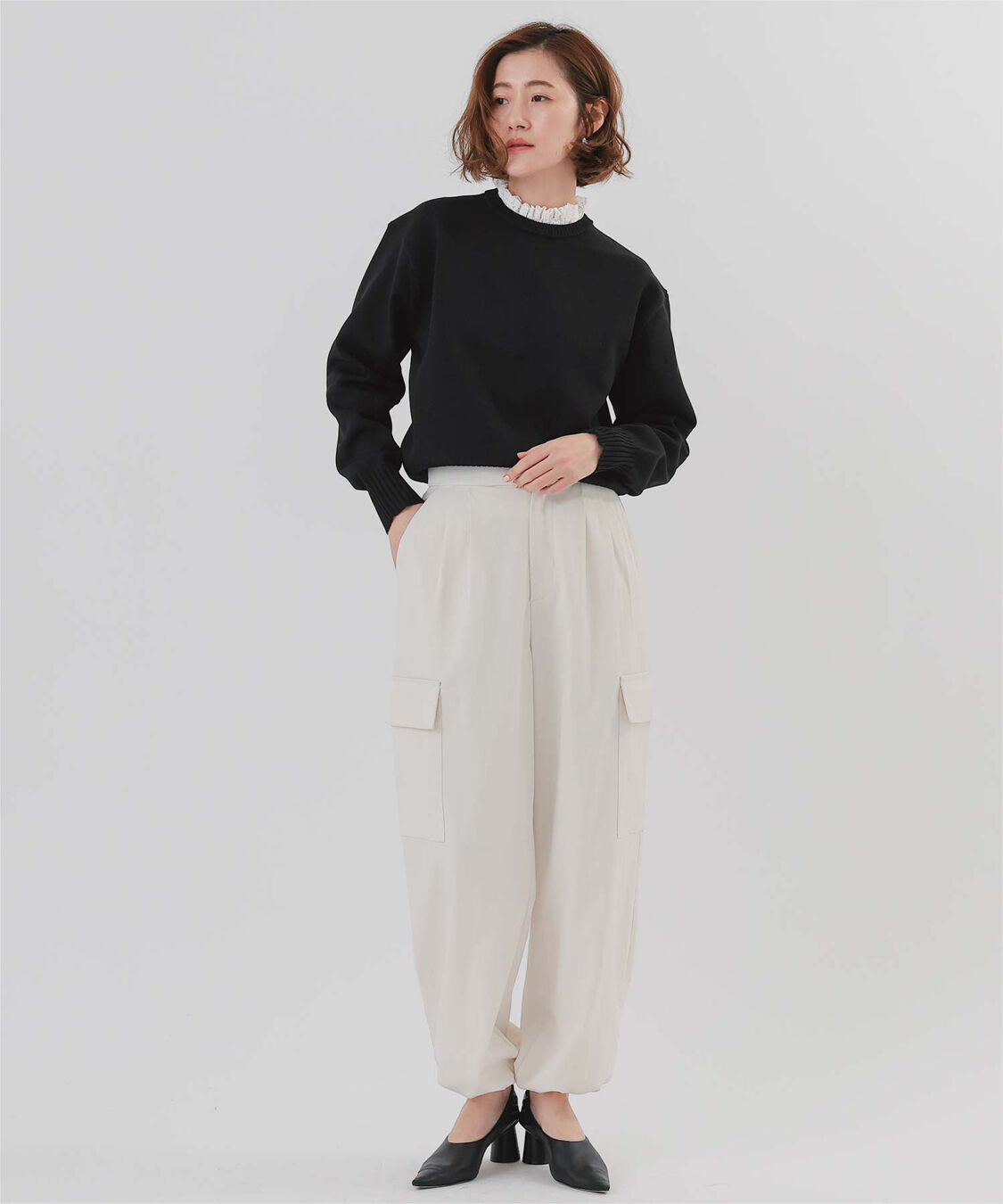 ur's「襟付きニットプルオーバー」|ニット・セーター|