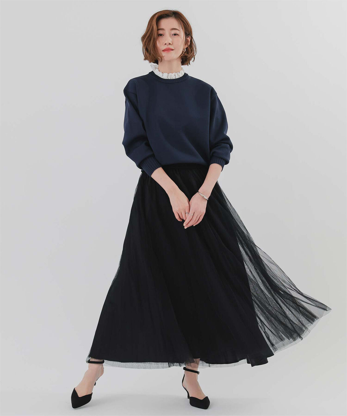 ur's「襟付きニットプルオーバー」|ニット・セーター|