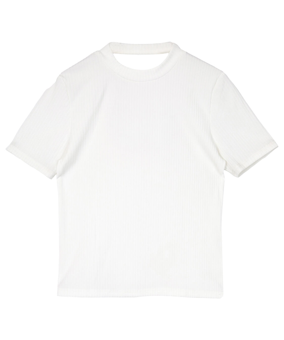 miette「バックオープンリブトップス」|Tシャツ・カットソー|