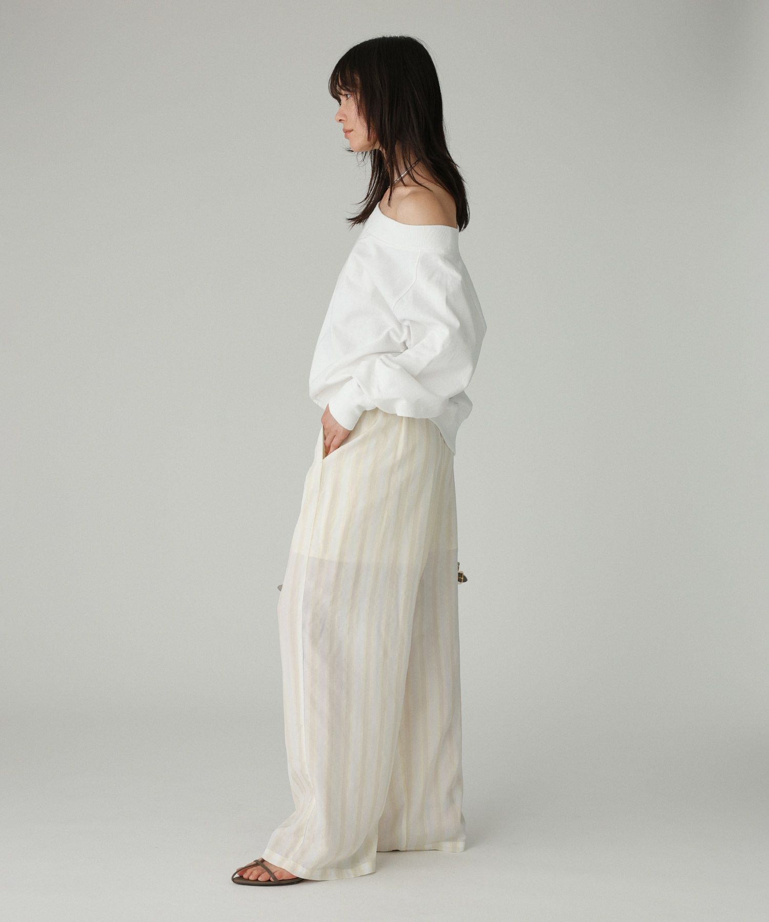 BABYLONE「キュプラストライプパンツ」|その他|