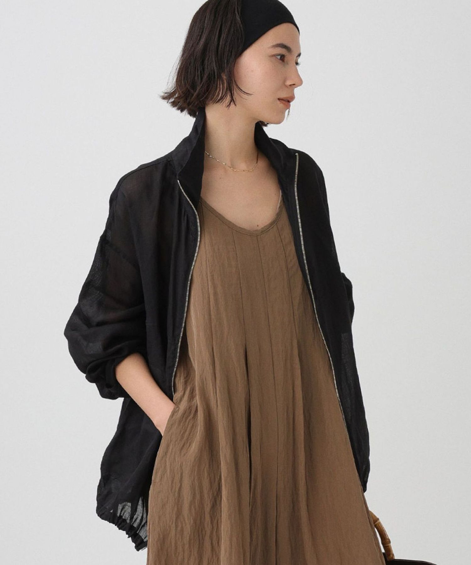 BABYLONE「【一部カラーWEB限定】ラミージップブルゾン」|ブルゾン・スタジャン|ﾌﾞﾗｯｸ