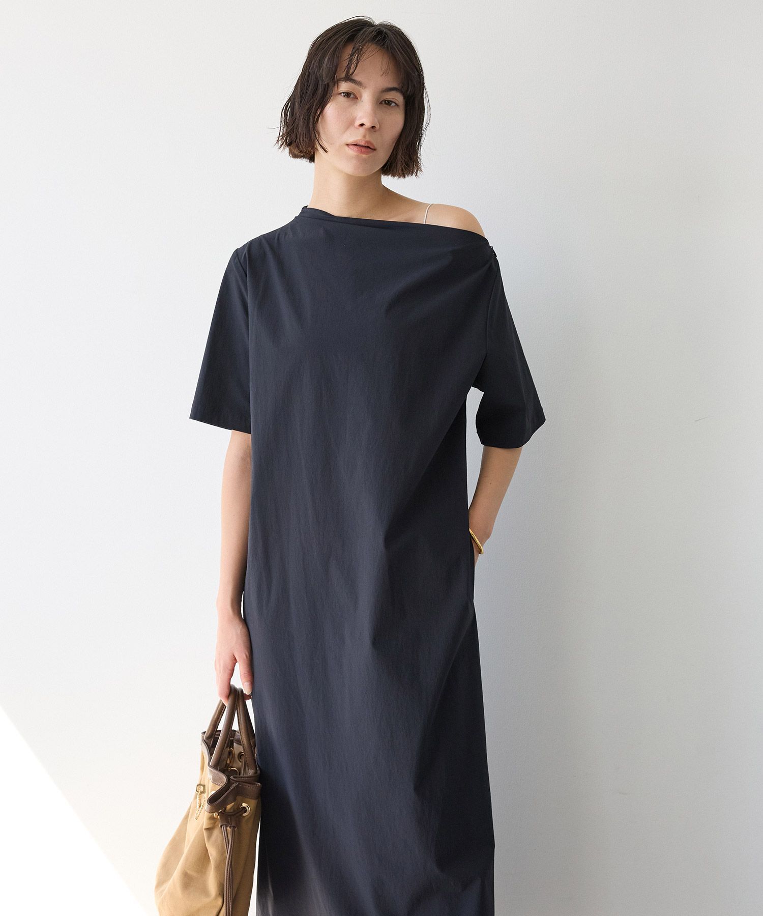 BABYLONE「【多機能素材】撥水ロングワンピース」|ワンピース|