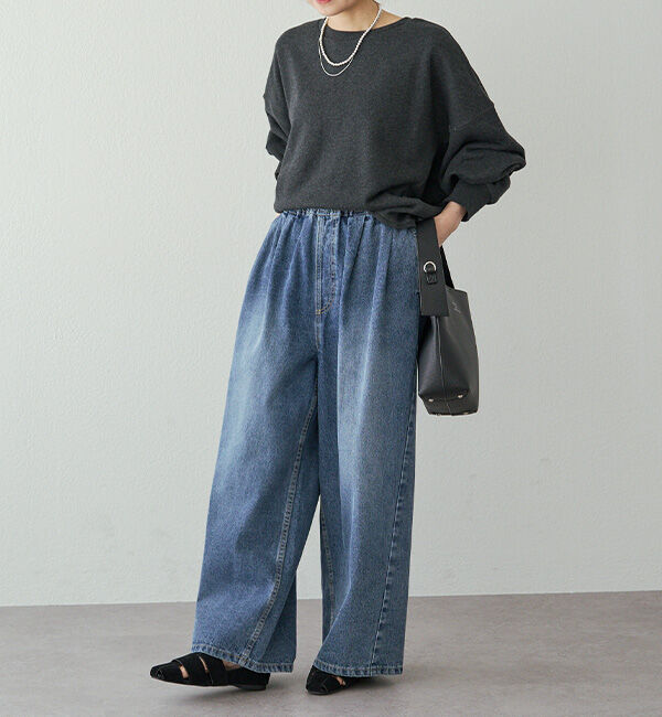  「サイドリブスウェットプルオーバー」|プルオーバー|