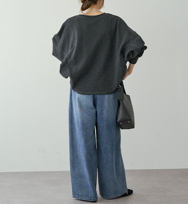  「サイドリブスウェットプルオーバー」|プルオーバー|