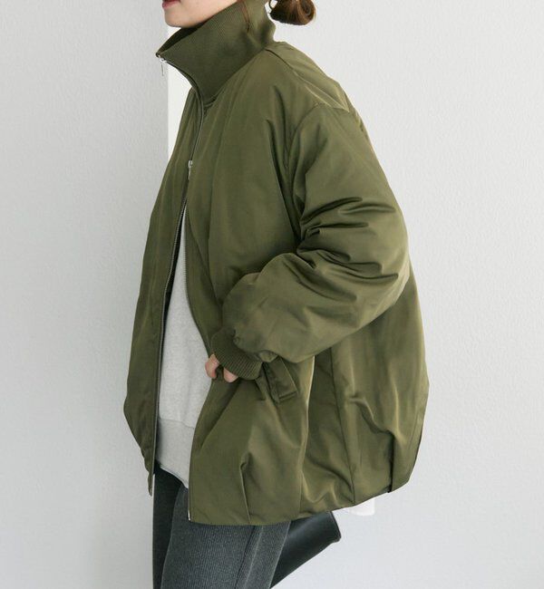  「中わたリブカラーブルゾン」|テーラードジャケット|