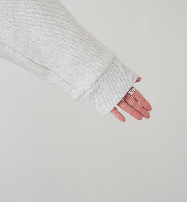  「裏ボアロゴ刺繍スウェット」|プルオーバー|