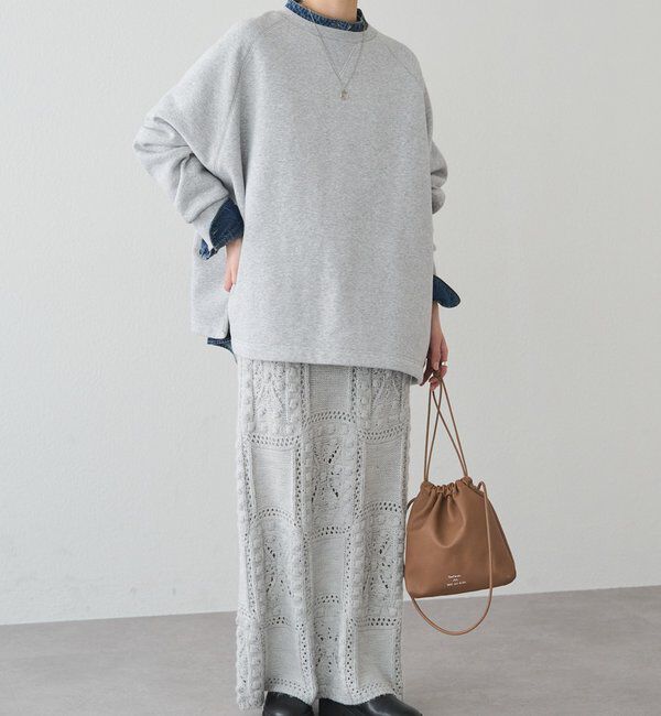  「裏起毛ポンチョスウェットプルオーバー」|スウェット・ジャージ|