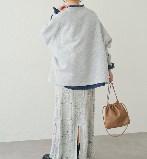  「裏起毛ポンチョスウェットプルオーバー」|スウェット・ジャージ|