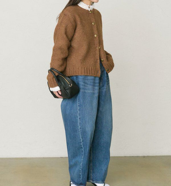  「アルパカ混ニットカーディガン」|カーディガン|