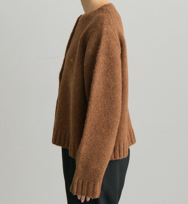  「アルパカ混ニットカーディガン」|カーディガン|