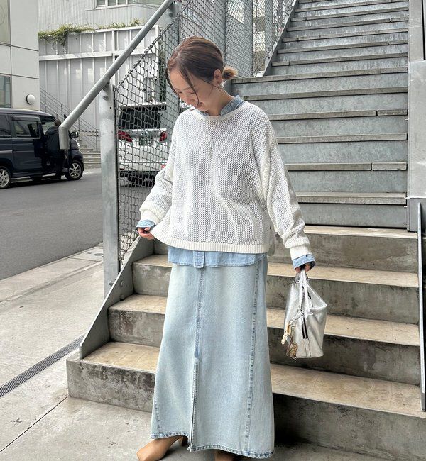  「【＠sein___000企画】メッシュ編みニットプルオーバー」|プルオーバー|