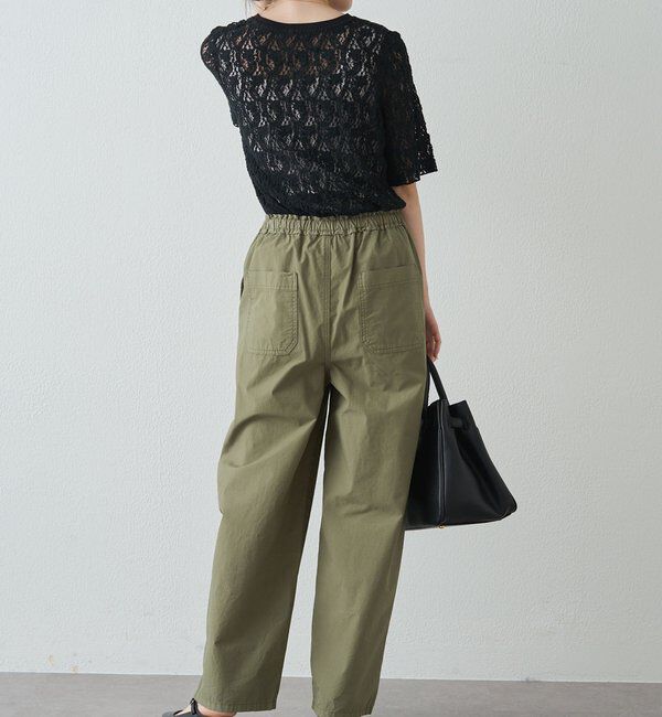  「【リニューアル/M・Lサイズあり】高密度コットン製品染めコクーンパンツ」|その他|